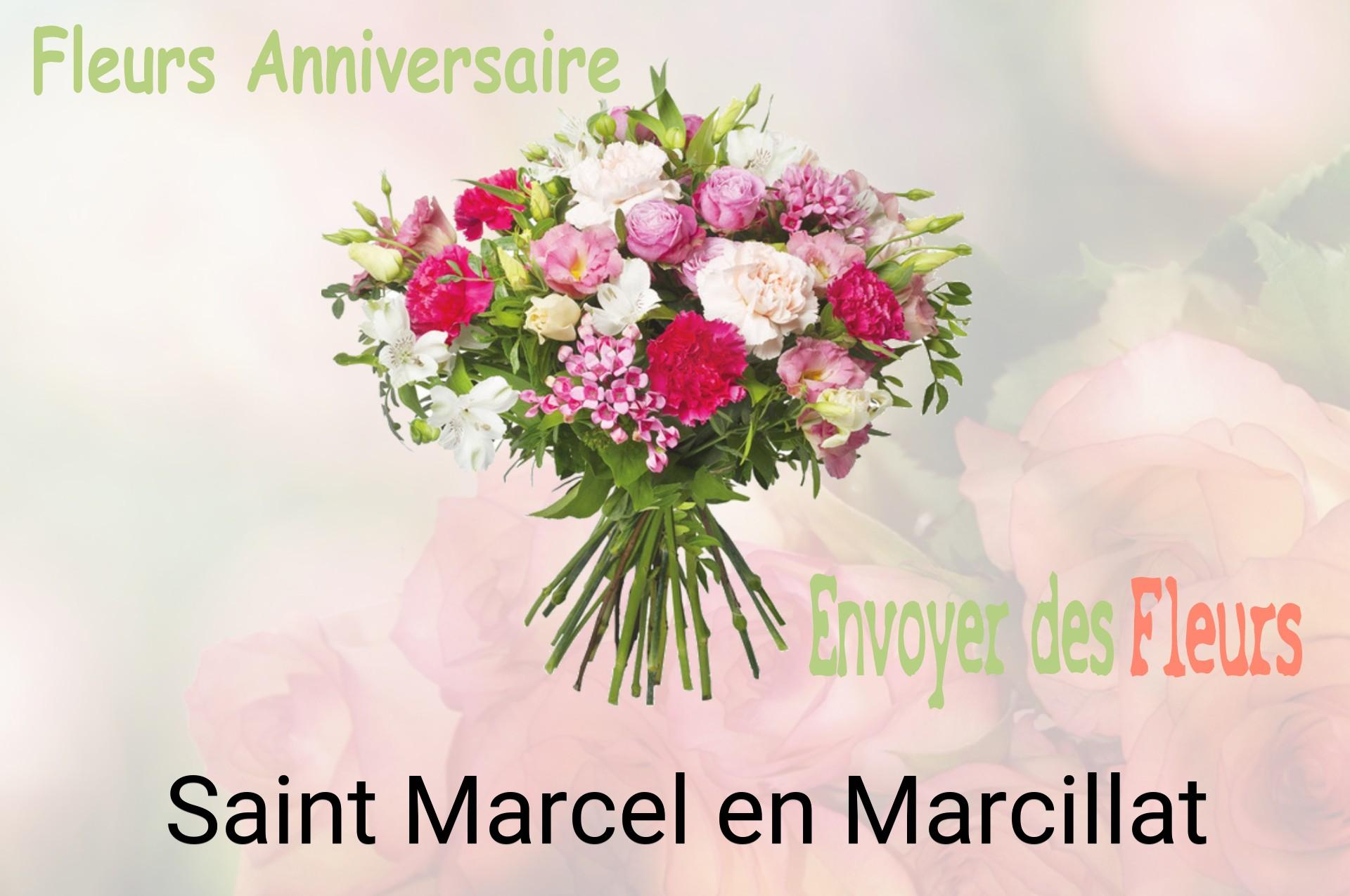 Bouquet de fleurs d’anniversaire livré à Saint-Marcel-en-Marcillat
