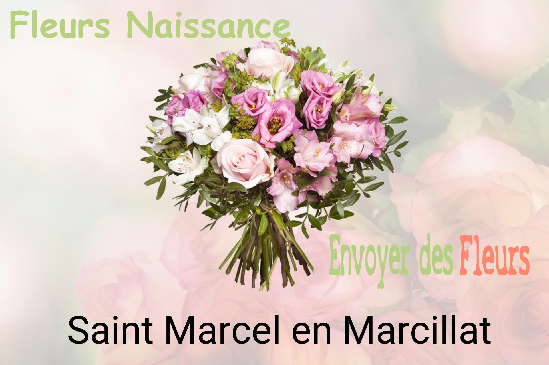 Bouquet de fleurs de naissance livré à Saint-Marcel-en-Marcillat
